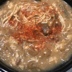 しょうが入り★味噌煮込みうどん★豚汁アレンジ